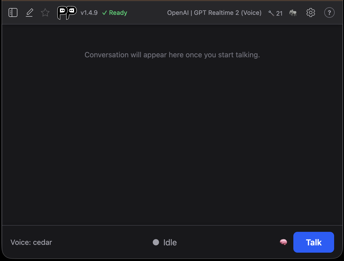 Voice mode
