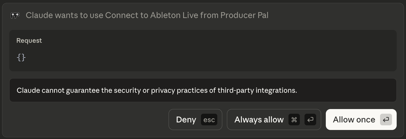 Producer Pal allow tools